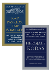 Herojaus kodas: įspūdingų gyvenimų stulbinančios pamokos + Kaip pasiklosi, taip išsimiegosi: maži dalykai, kurie gali pakeisti tavo gyvenimą… ir galbūt pasaulį – knygų rinkinys