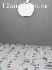 Claire Fontaine. Newsfloor.