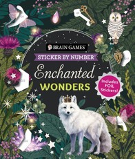 Brain Games - Sticker by Number: Enchanted Wonders (36 Images to Sticker)