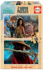 2 dėlionės (puzzle) 2x50 RAYA ir PASKUTINIS DRAKONAS