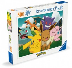 500 dalių dėlionė Pokémon Classic