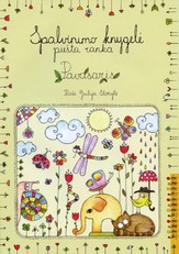 Pavasaris. Ranka piešta spalvinimo knygelė