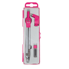 Skriestuvas MILAN su adapteriu + 2 grafitai, rausvos spalvos