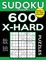Sudoku Book 600 Extra Hard Puzzles