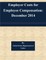 Employer Costs for Employee Compensation