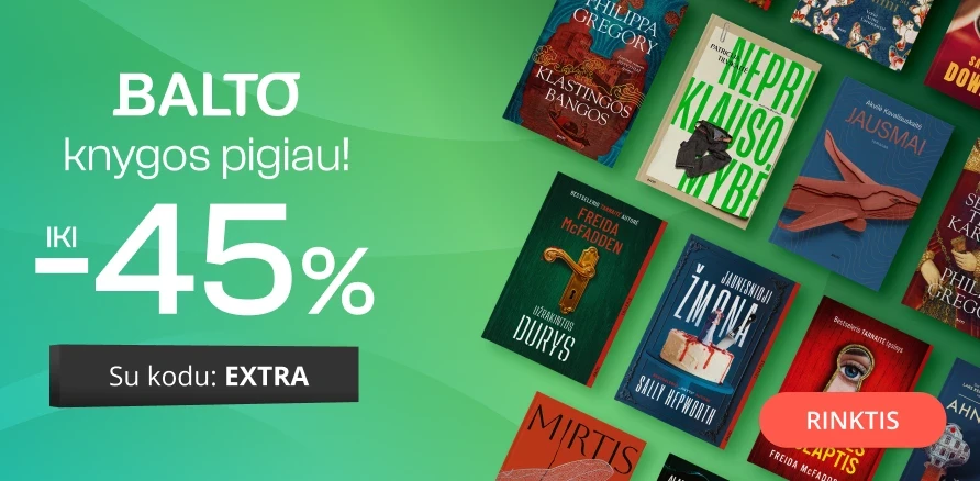 Leidyklos BALTO knygoms iki -45% extra nuolaidos!