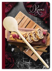 Knyga receptams B5 linija 72lap su šaukštu