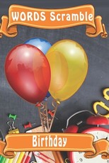 word scramble Birthday