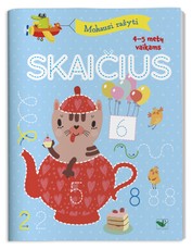 Mokausi rašyti skaičius, 4–5 metų vaikams