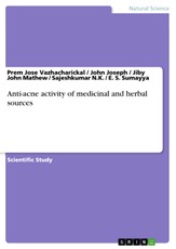 Anti-acne activity of medicinal and herbal sources
