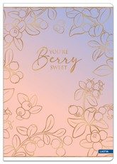 Sąsiuvinis A5 52lap 80g lang BERRY
