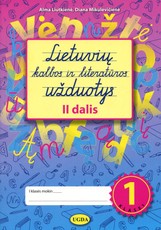 Lietuvių kalbos ir literatūros užduotys 1 klasei. 2 dalis