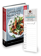 Viskas, ko reikia virtuvėje! GAMINAME NAMUOSE: 1 ingredientas = 3 receptai + SMAGURIO pirkinių sąrašo bloknotas DOVANŲ!
