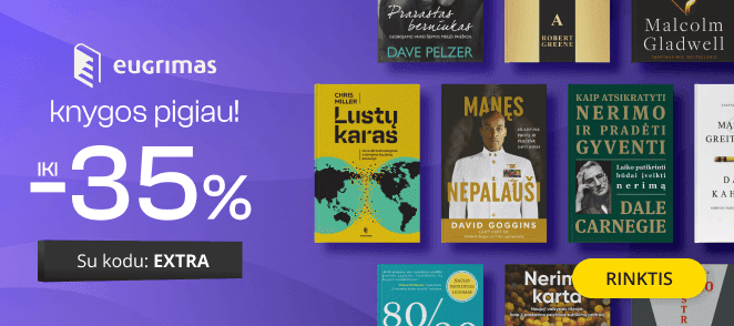 Leidyklos EUGRIMAS knygoms iki - 35 % extra nuolaidos!
