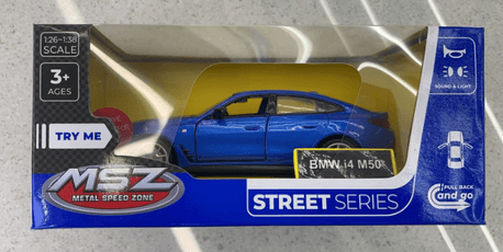MSZ Automobilio modelis BMW i4 M50, skalė 1:34