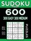 Sudoku Book 600 Puzzles, 300 Easy and 300 Medium