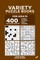 Variety Puzzle Books for Adults - 400 Easy to Master Puzzles 9x9