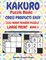 Kakuro Puzzle Books Cross Products Easy - 200 Mind Teasers Puzzle - Large Print - Book 6
