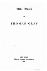 The poems of Thomas Gray