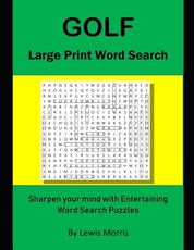 Golf Large Print Word Search