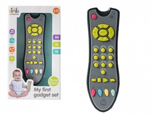 Televizoriaus nuotolinio valdymo pultas, maitinamas baterijomis