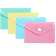 Aplankas A7 su spaustuku, pastelinių spalvų