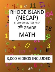 7th Grade RHODE ISLAND NECAP TEST, 2019 MATH, Test Prep