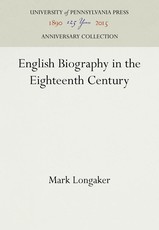 English Biography in the Eighteenth Century