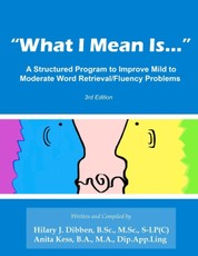"What I Mean Is...": A Structured Program to Improve Mild to Moderate Retrieval/Fluency Problems: 3rd Edition
