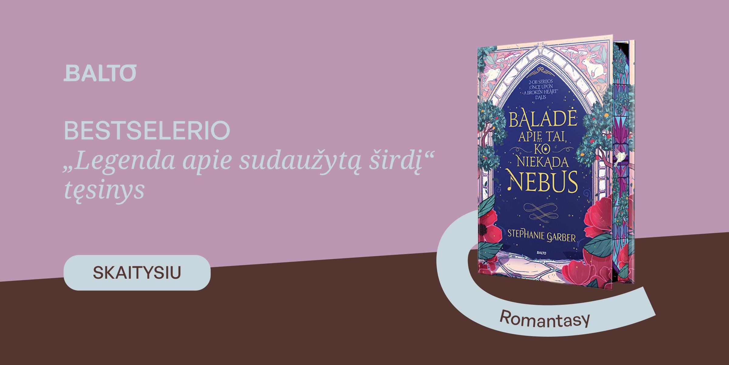 BALADĖ APIE TAI, KO NIEKADA NEBUS. Serijos „Once Upon a Broken Heart“ 2-oji dalis