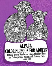 Alpaca Coloring Book For Adults