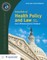 Essentials of Health Policy and Law