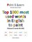 Top 1000 most used words in English to paint (Volume 5
