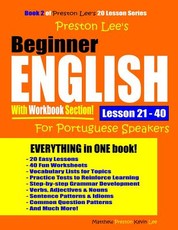 Preston Lee's Beginner English With Workbook Section Lesson 21 - 40 For Portuguese Speakers