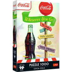 TREFL PREMIUM PLUS 1000 det. dėlionė „Coca-Cola: kad ir kur keliautum“
