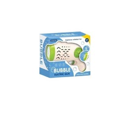 Baterijomis varomas muilo burbulų šautuvas