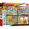 TREFL GARFIELD 4x250 det. dėlionių rinkinys „Garfieldas“