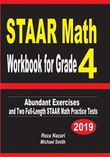 STAAR Math Workbook for Grade 4