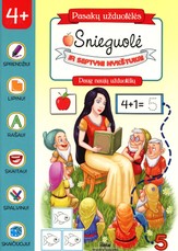 Pasakų užduotėlės. Snieguolė ir 7 nykštukai