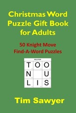Christmas Word Puzzle Gift Book for Adults