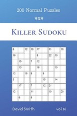 Killer Sudoku - 200 Normal Puzzles 9x9 vol.16