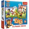 Paw Patrol 2in1 dėlionė ir memo „Šunų komanda veiksme”