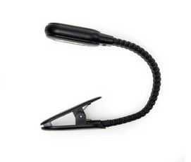 Įkraunama skaitymo lempa „Kikkerland“, juoda