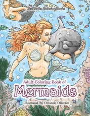 Adult Coloring Book of Mermaids