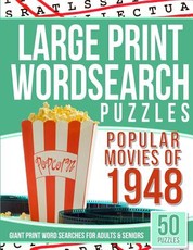 Large Print Wordsearches Puzzles Popular Movies of 1948