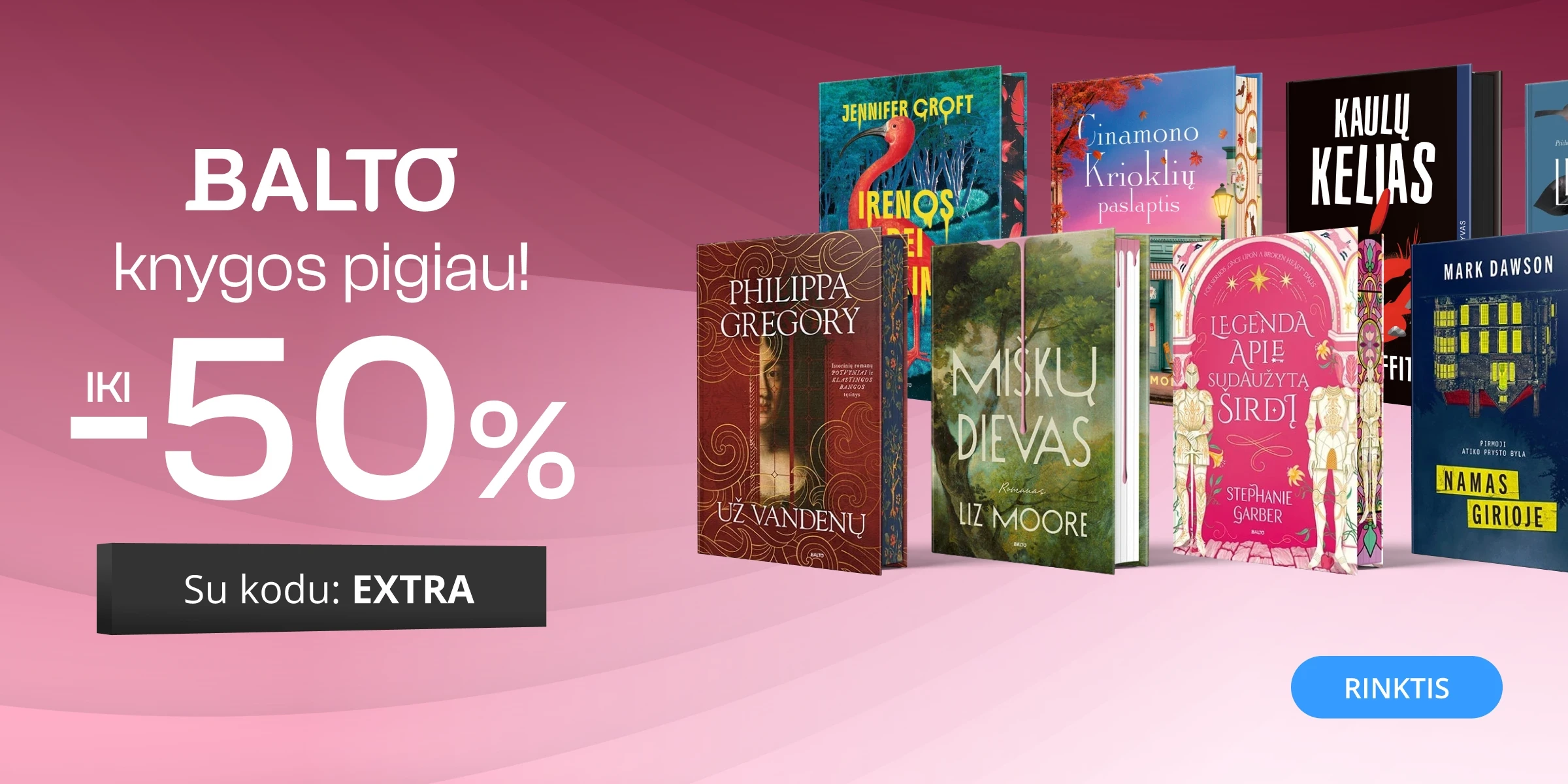 LEIDYKLOS BALTO KNYGOS - extra nuolaidos iki -50%!