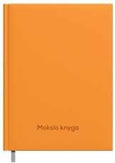 Mokslo knyga 14x19cm oranžinė