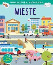 Mieste. Smagi knygelė su magnetukais