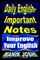 Daily English Important Notes