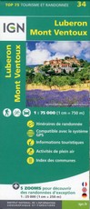 Lubéron Mont-Ventoux 1:75 000